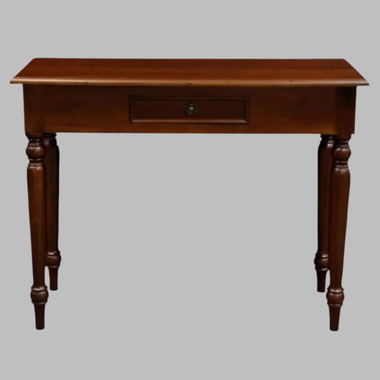 EMERY SOLID MAHOGANY TIMBER HALL TABLE /CONSOLE MAHOGANY COLOUR 100CM - MyChocolateWood