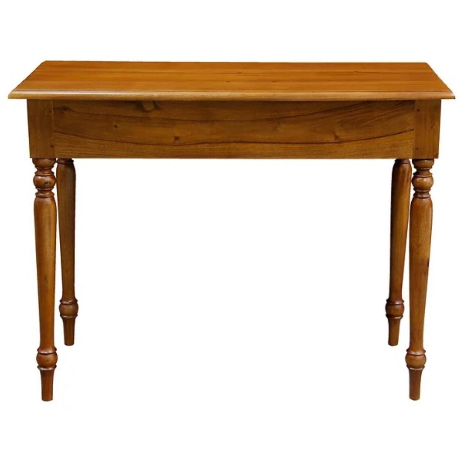 EMERY SOLID MAHOGANY TIMBER HALL TABLE/CONSOLE TABLE LIGHT PECAN - 100CM - MyChocolateWood
