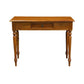 EMERY SOLID MAHOGANY TIMBER HALL TABLE/CONSOLE TABLE LIGHT PECAN - 100CM - MyChocolateWood