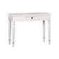 EMERY SOLID MAHOGANY TIMBER HALL TABLE/CONSOLE TABLE WHITE 100CM - MyChocolateWood