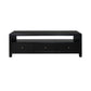 FABRIZIO 3 DRAWERS TV/ENTERTAINMENT UNIT IN BLACK - MyChocolateWood