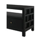 FABRIZIO 3 DRAWERS TV/ENTERTAINMENT UNIT IN BLACK - MyChocolateWood
