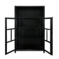 FABRIZIO DISPLAY CABINET IN BLACK - MyChocolateWood