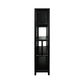 FABRIZIO DISPLAY CABINET IN BLACK - MyChocolateWood