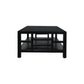 FABRIZIO MINDI WOOD COFFEE TABLE IN BLACK - MyChocolateWood