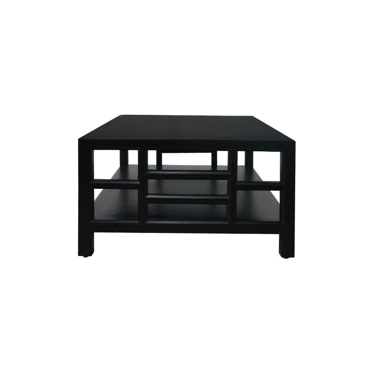FABRIZIO MINDI WOOD COFFEE TABLE IN BLACK - MyChocolateWood