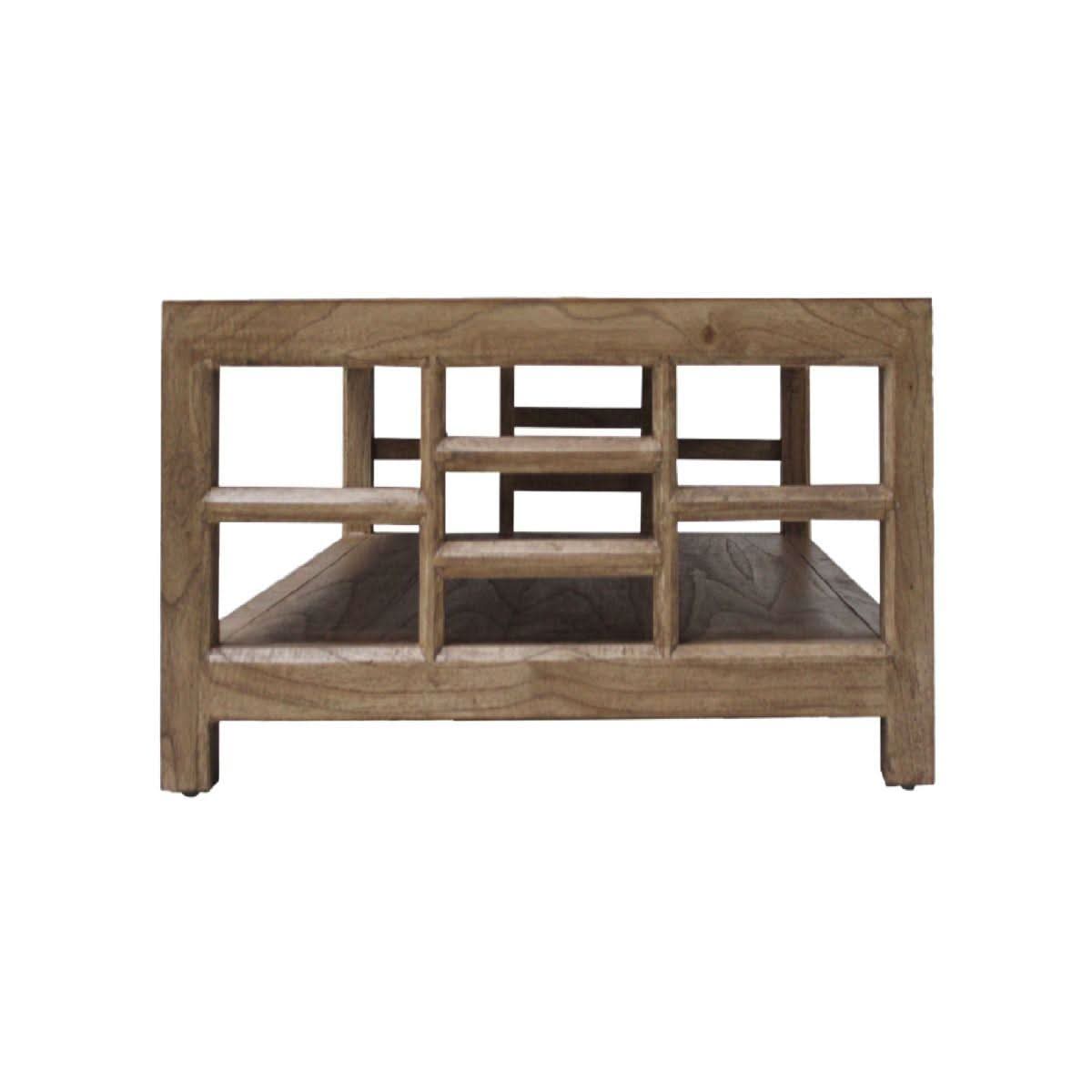 FABRIZIO MINDI WOOD COFFEE TABLE IN MINDI BROWN - MyChocolateWood