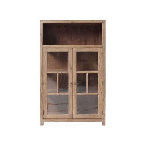 FABRIZIO MINDI WOOD DISPLAY CABINET IN MINDI BROWN - MyChocolateWood