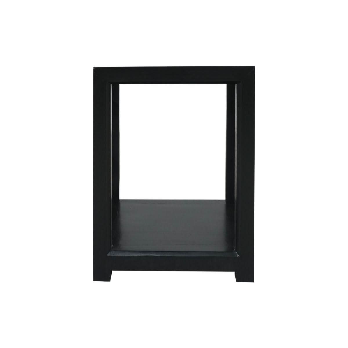FABRIZIO SIDE/LAMP TABLE IN BLACK - MyChocolateWood