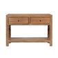 FABRIZIOS CONSOLE TABLEHALL TABLE 2 DRAWERS IN MINDI BROWN - MyChocolateWood