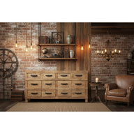 Fairmont Recycled Elm 4-Door 4-Drawer Buffet / Sideboard