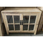 FAIRMONT RECYCLED ELM SIDEBOARD/BUFFET W/GLASS DOORS 1.1M VINTAGEINDUSTRIAL - MyChocolateWood