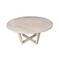 FELLINI ROUND DINING TABLE IN SOLID TASSIE OAK 120CM AUSTRALIAN CUSTOM MADE TO ORDER - MyChocolateWood