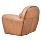 FERNANDO VINTAGE LEATHER SWIVEL CHAIR - MyChocolateWood