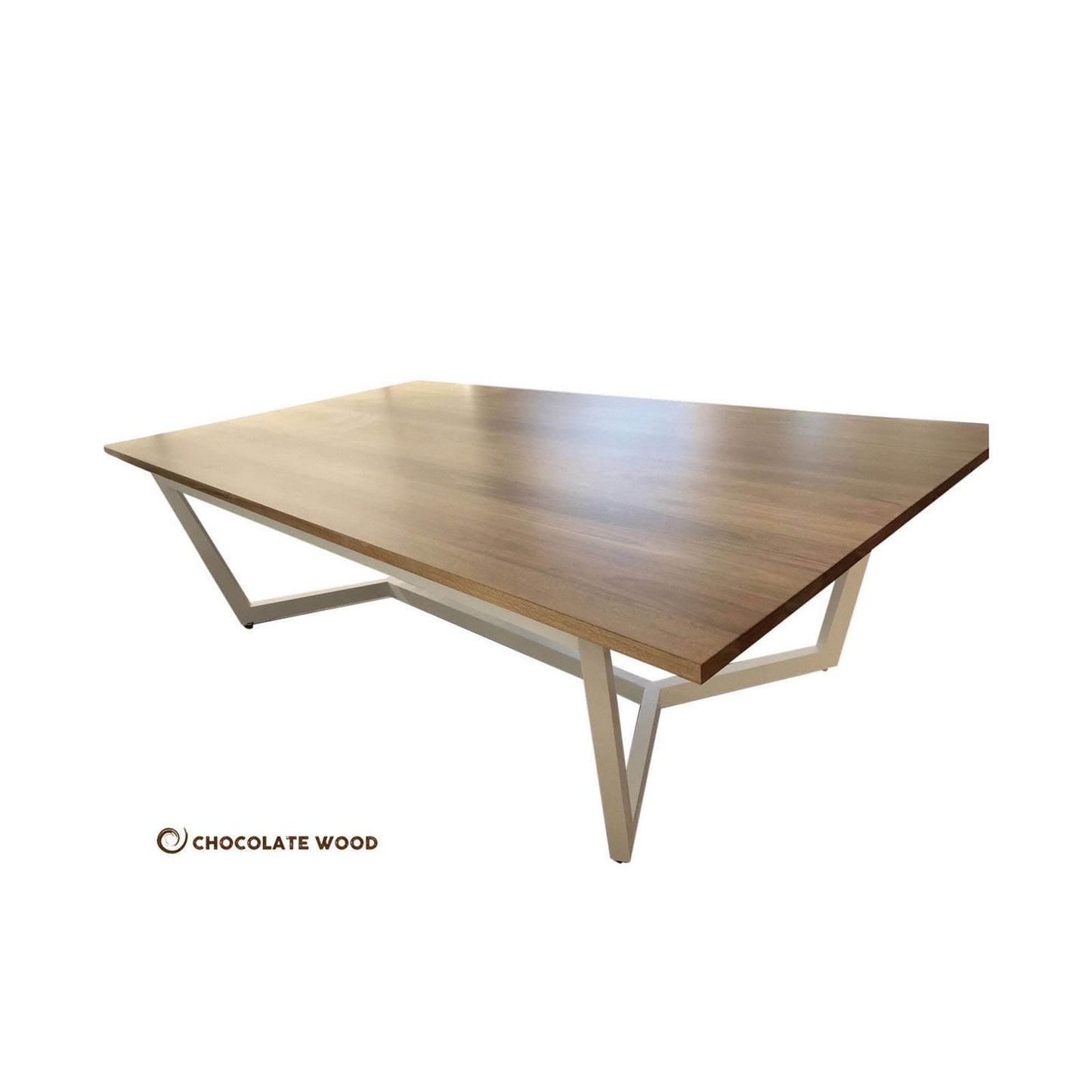 FIONA DINING TABLE IN SPOTTED GUM - AUSTRALIAN CUSTOM MADE - MyChocolateWood