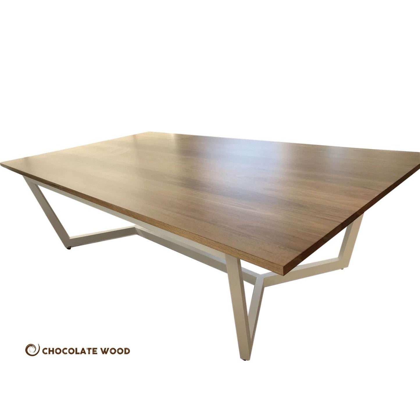 FIONA DINING TABLE IN SPOTTED GUM - AUSTRALIAN CUSTOM MADE - MyChocolateWood