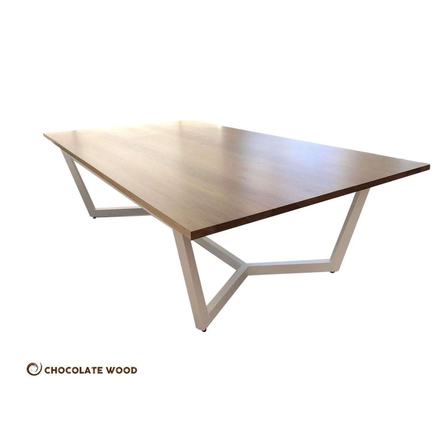 FIONA DINING TABLE IN SPOTTED GUM - AUSTRALIAN CUSTOM MADE - MyChocolateWood