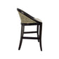 FIRENDI HAMPTONS RATTAN COUNTER STOOL IN BLACK SHADOW - MyChocolateWood