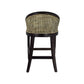 FIRENDI HAMPTONS RATTAN COUNTER STOOL IN BLACK SHADOW - MyChocolateWood