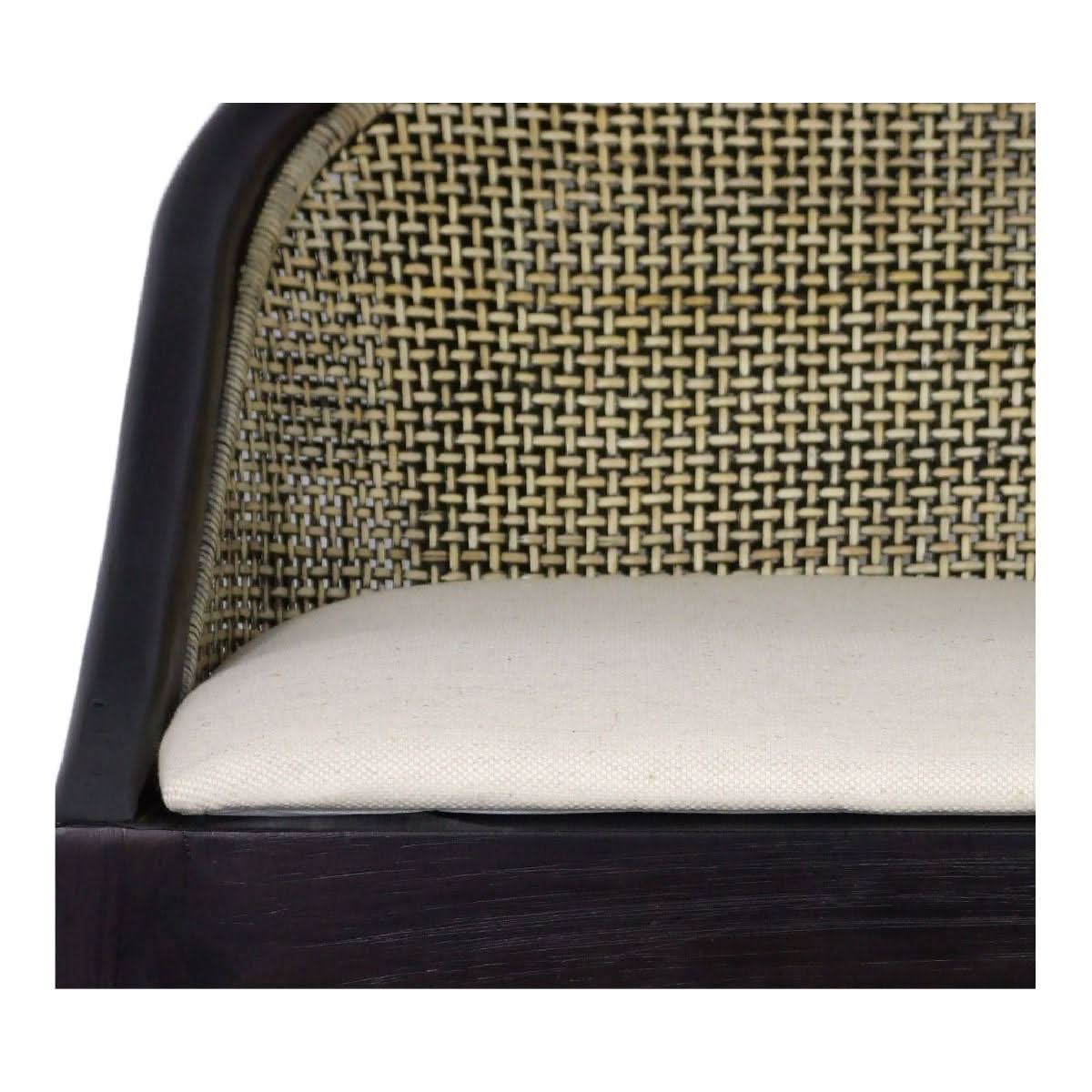 FIRENDI HAMPTONS RATTAN COUNTER STOOL IN BLACK SHADOW - MyChocolateWood