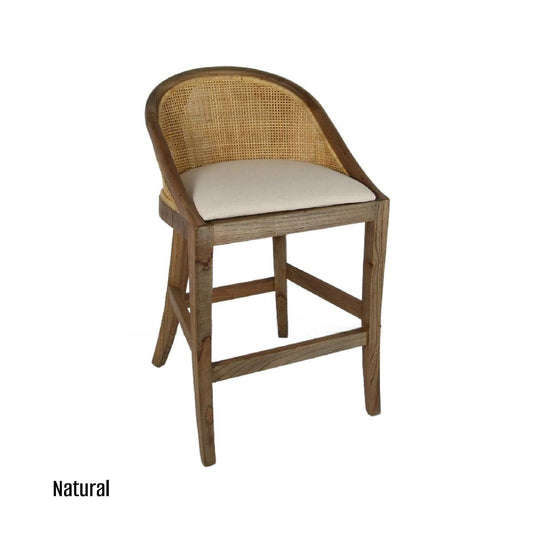 FIRENDI HAMPTONS RATTAN COUNTER STOOL IN NATURAL - MyChocolateWood