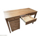 FLORENCE DESK & FILING CABINET IN SOLID AMERICAN OAK - MyChocolateWood