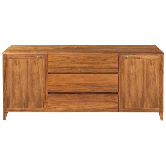 FLORINA BLACKWOOD BUFFET/SIDEBOARD 2 DOORS 3 DRAWERS NATURAL 180CM - MyChocolateWood