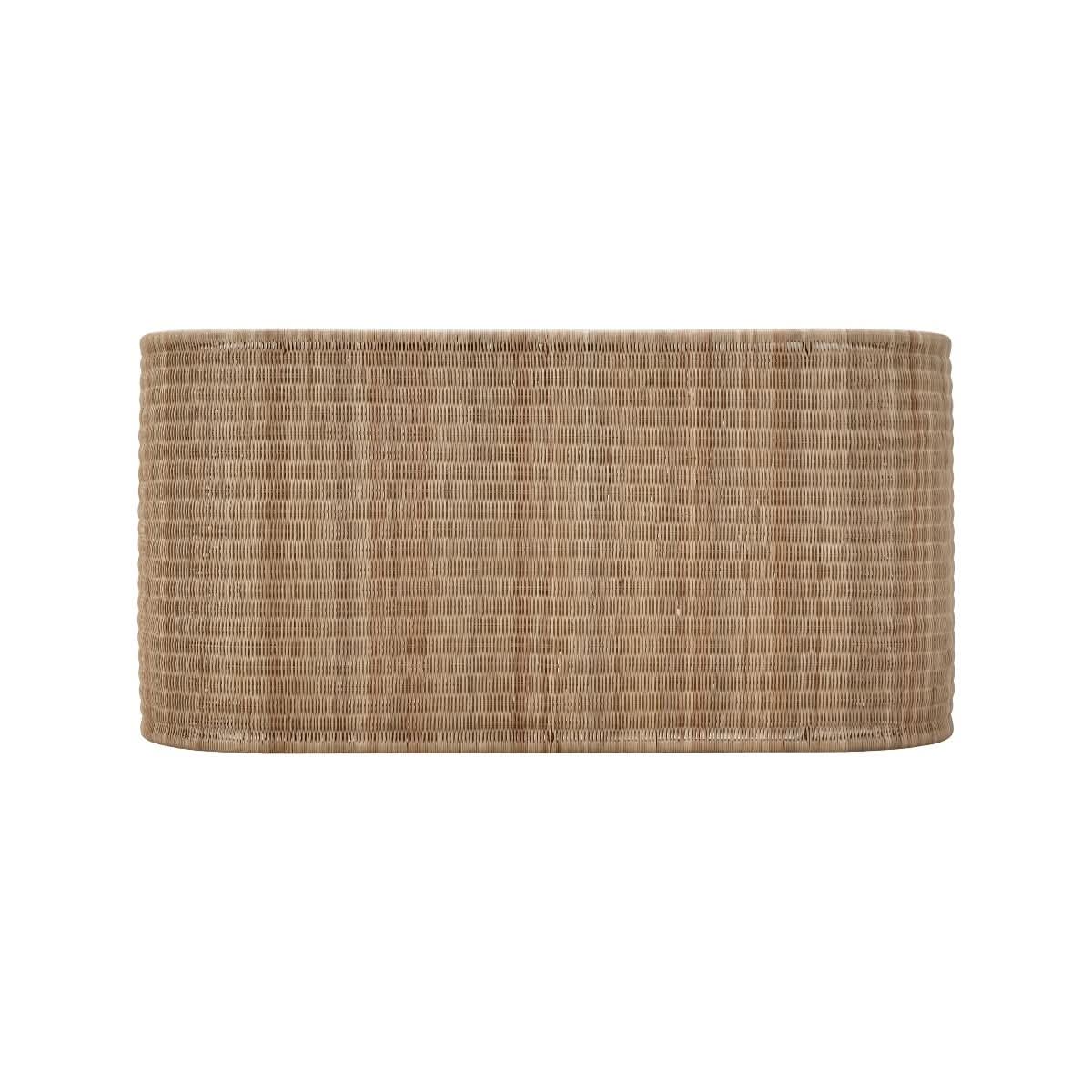 FORSTER  HAMPTON RATTAN COFFEE TABLE  NATURAL - MyChocolateWood
