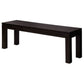 FULTON SOLID MAHOAGNY TIMBER BENCH 1IN CHOCOLATE 128CM - MyChocolateWood