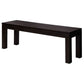 FULTON SOLID MAHOAGNY TIMBER BENCH 1IN CHOCOLATE 128CM - MyChocolateWood