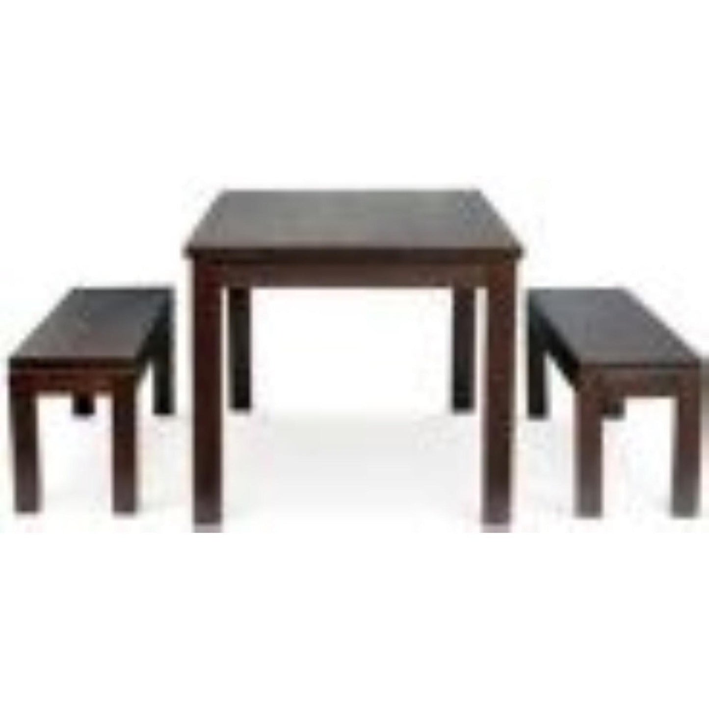 FULTON SOLID MAHOGANY 3 PIECE BENCH DINING SET IN CHOCOLATE 150CM - MyChocolateWood