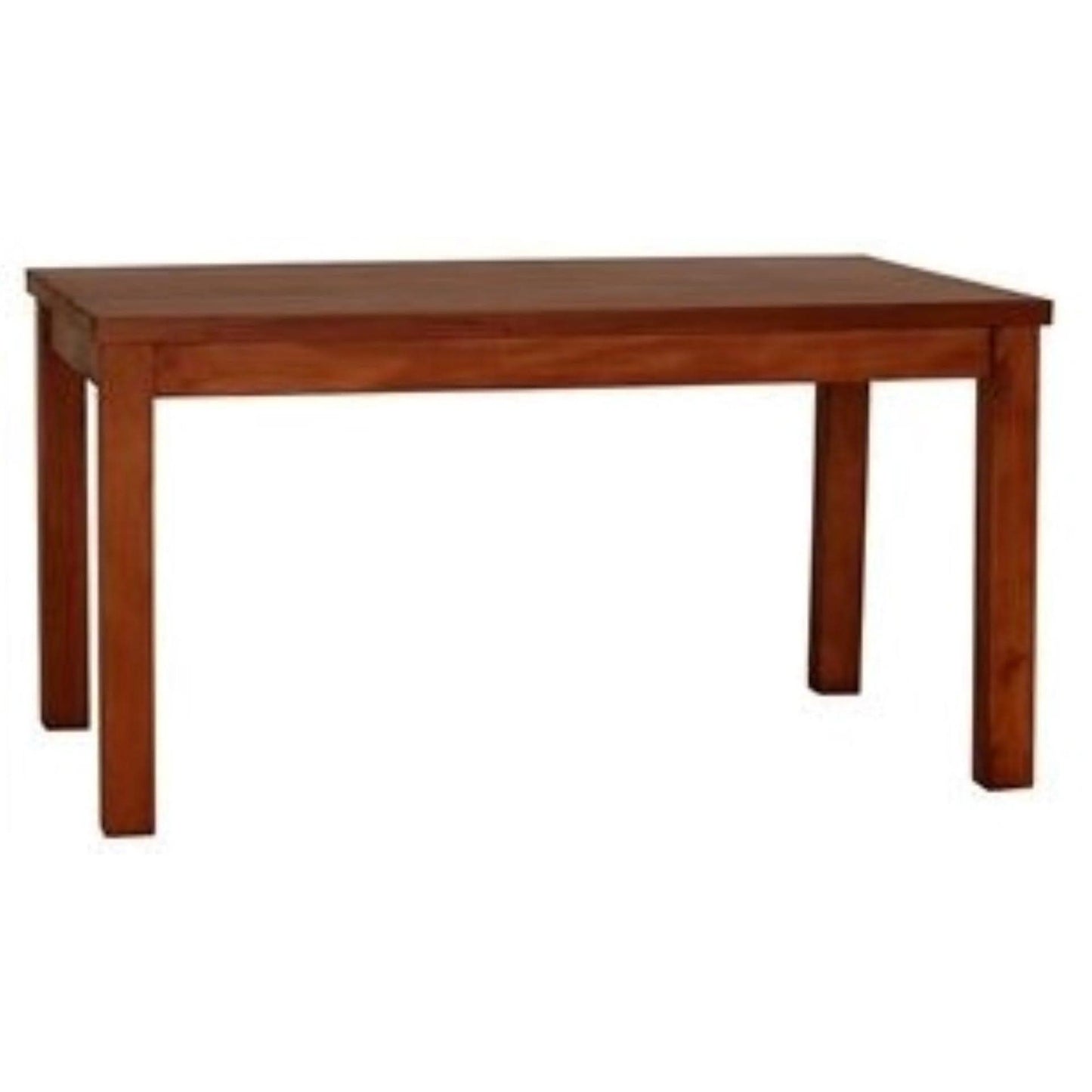 FULTON SOLID MAHOGANY DINING TABLE 200CM IN LIGHT PECAN - MyChocolateWood
