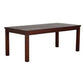 FULTON SOLID MAHOGANY DINING TABLE 200CM IN MAHOGANY - MyChocolateWood