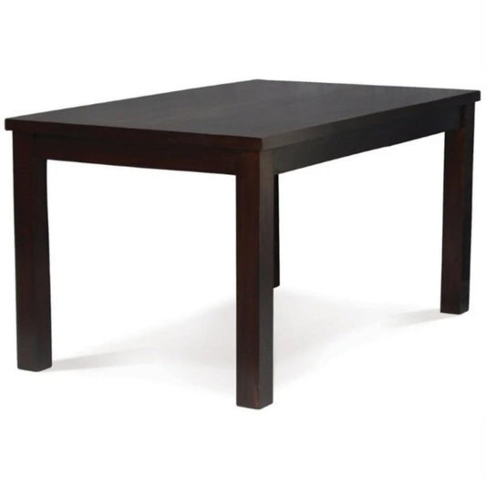 FULTON SOLID MAHOGANY SQUARE DINING TABLE IN CHOCOLATE 100CM - MyChocolateWood