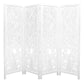 FUREND ROOM DIVIDER SOLID MANGO WOOD180 X 200 IN WHITE - MyChocolateWood