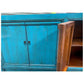 FUZHOU HSB110 CHINESE ANTIQUE RECYCLED  PINE TIMBER BUFFET/SIDEBOARD 4 DOORS BLUE - MyChocolateWood