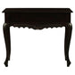 GABRIELLE QUEEN ANN CARVED SOLID MAHOGANY 1 DRAW 90CM CONSOLE TABLE IN CHOCOLATE - MyChocolateWood