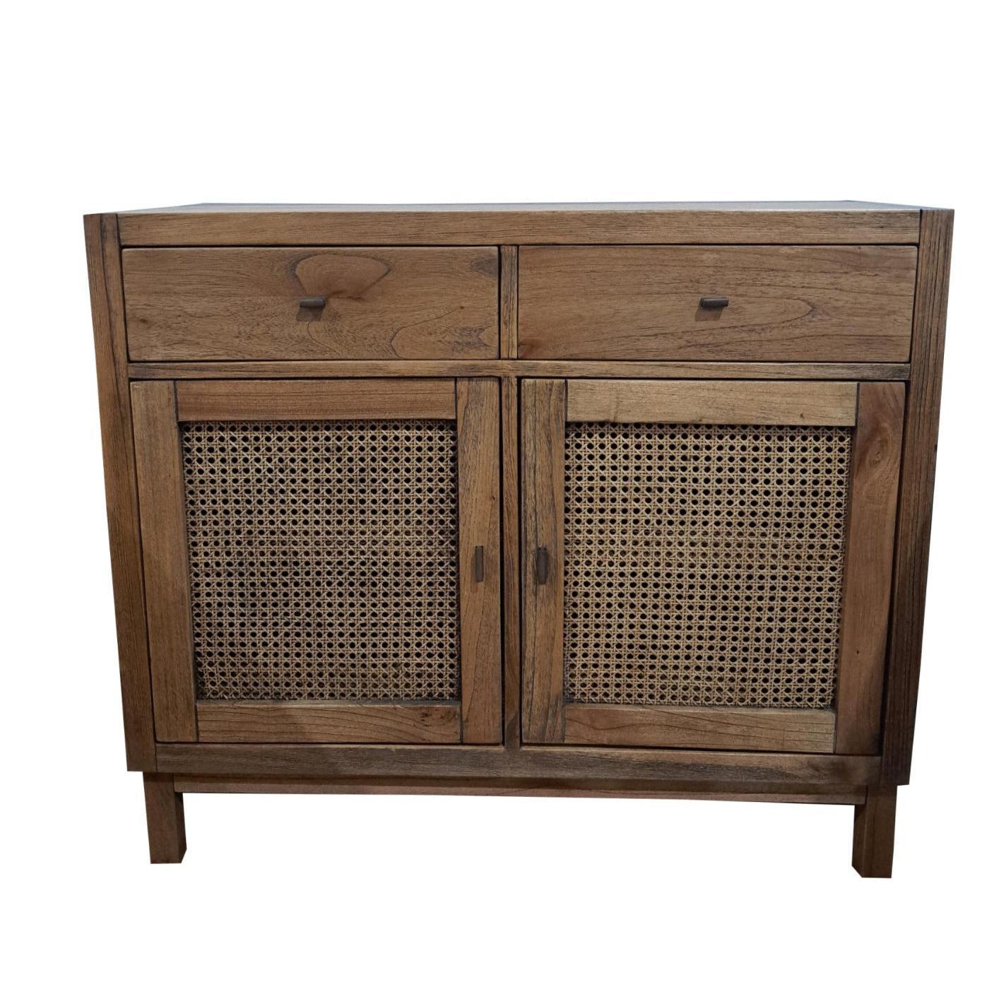 GALILEO 2 DOOR 2 DRAWER BUFFET/SIDEBOARD IN MINDI WOOD 95.5CM - MyChocolateWood