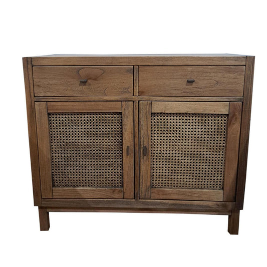 GALILEO 2 DOOR 2 DRAWER BUFFET/SIDEBOARD IN MINDI WOOD 95.5CM - MyChocolateWood