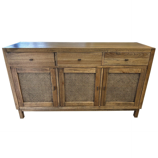 GALILEO 3 DOOR 3 DRAWER BUFFET /SIDEBOARD IN MINDI WOOD 140CM - MyChocolateWood