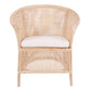GALILEO RATTAN ARMCHAIR LOUNGE CHAIR NATURAL - MyChocolateWood