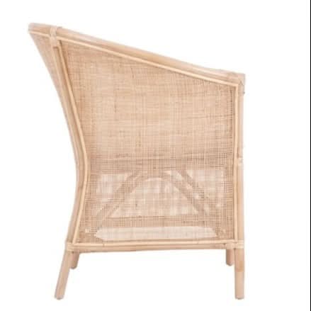 GALILEO RATTAN ARMCHAIR LOUNGE CHAIR NATURAL - MyChocolateWood