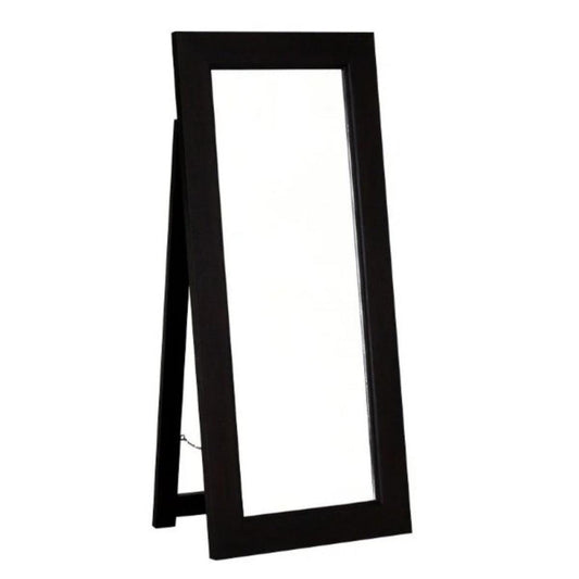 GARDINER SOLID MAHOGANY TIMBER FRAME FREE STANDING MIRROR IN CHOCOLATE - MyChocolateWood