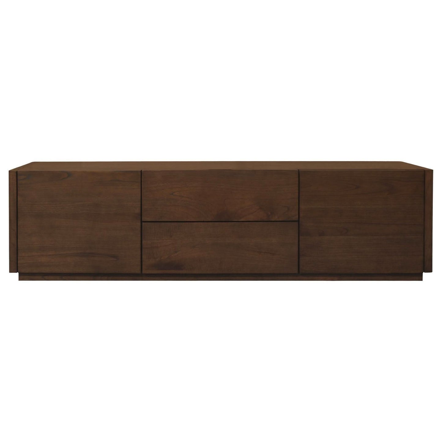 GATSBY 190CM MINDI WOOD 2 DOOR 2 DRAWER TV UNIT, WALNUT - MyChocolateWood