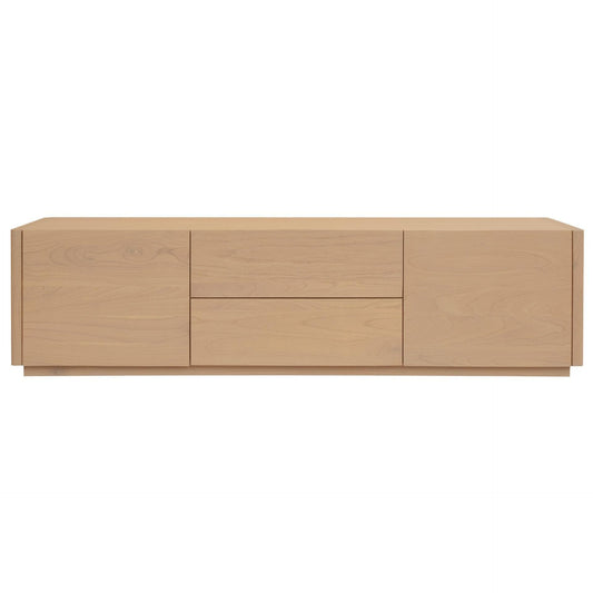 GATSBY MINDI WOOD 2 DOOR 2 DRAWER TV UNIT ETU NATURAL 190CM - MyChocolateWood