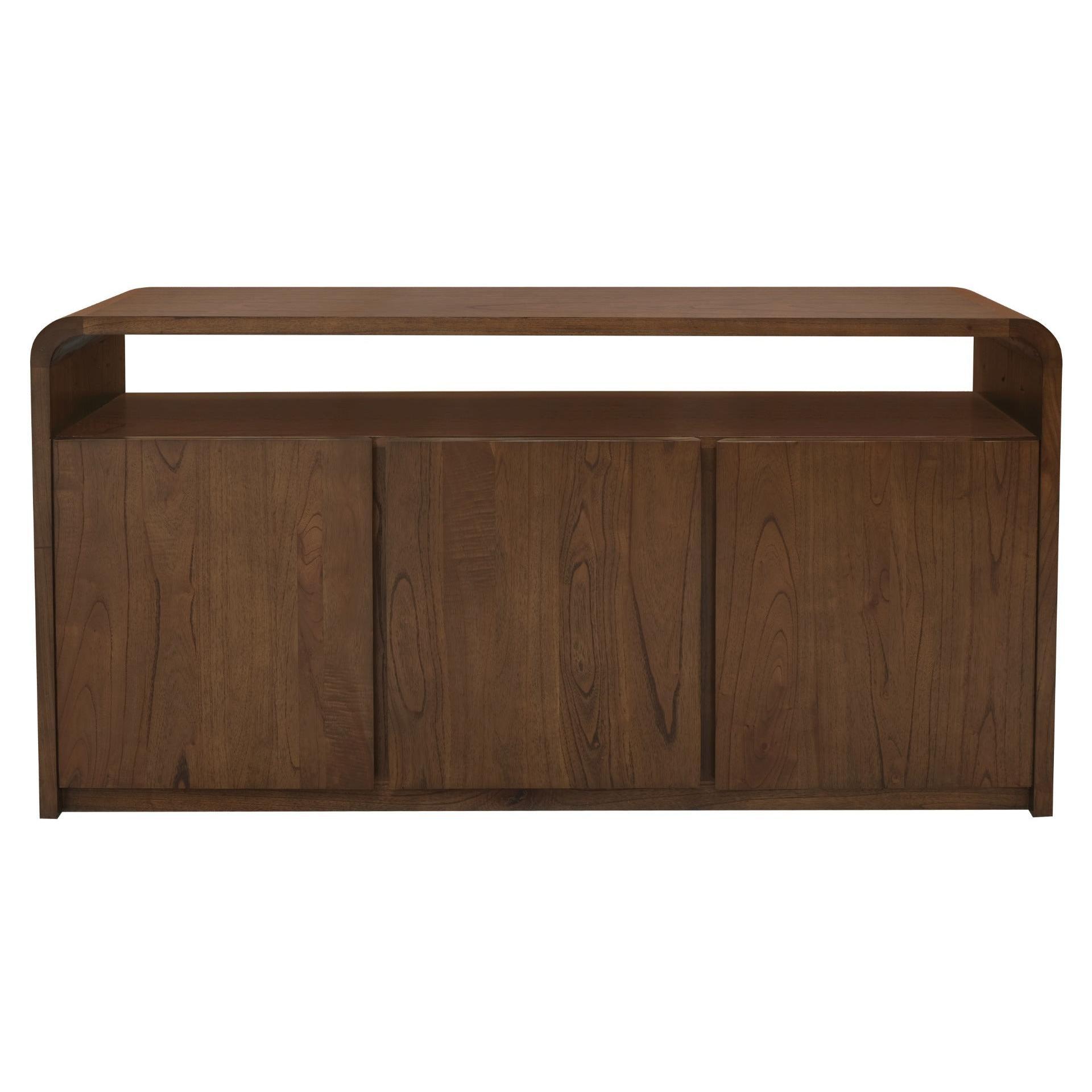 GATSBY MINDI WOOD 3 DOOR BUFFET/SIDEBOARD, WALNUT 150CM - MyChocolateWood