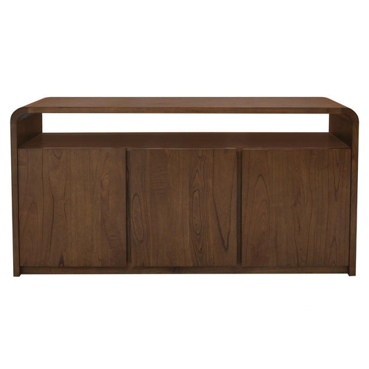 GATSBY MINDI WOOD 3 DOOR BUFFET/SIDEBOARD, WALNUT 150CM - MyChocolateWood