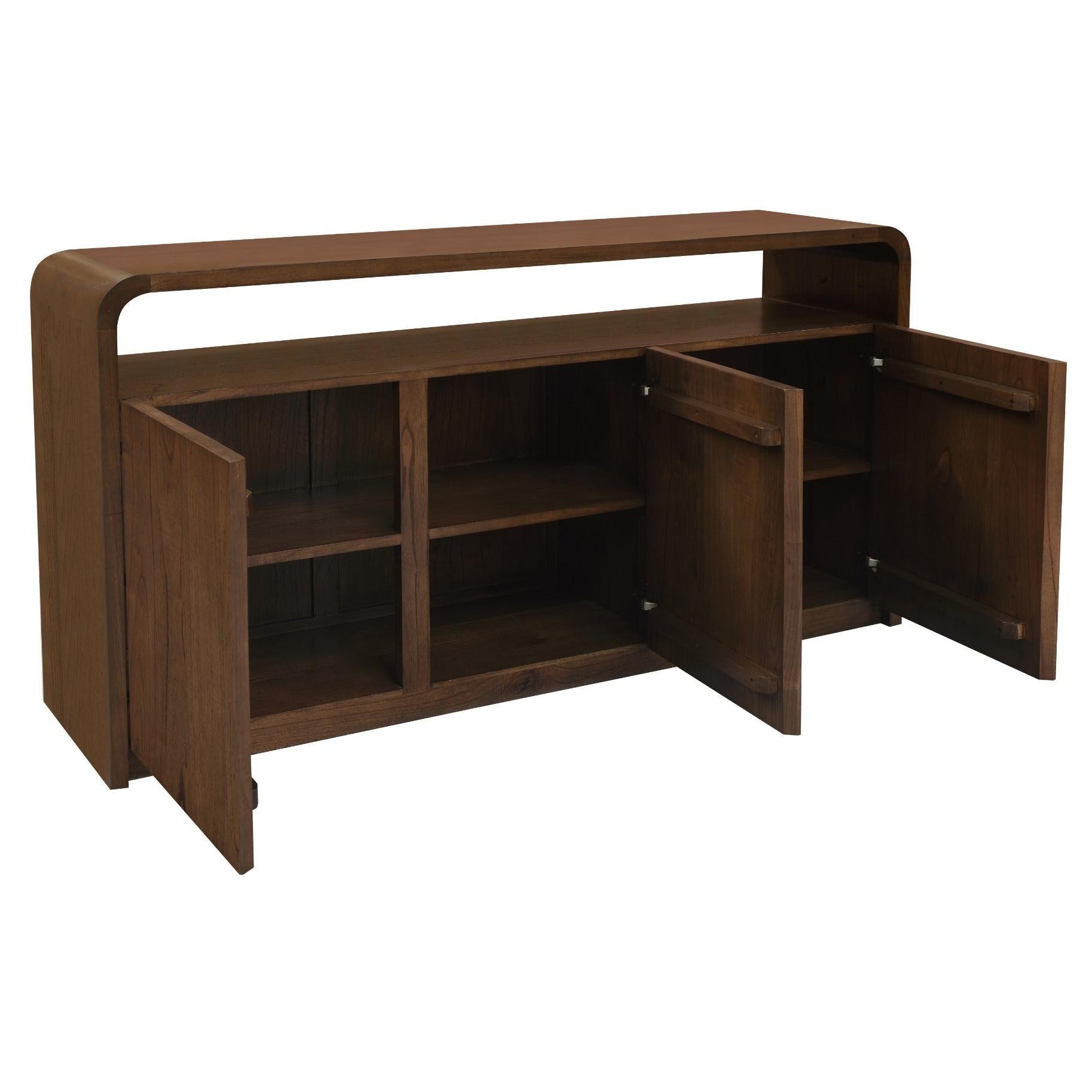 GATSBY MINDI WOOD 3 DOOR BUFFET/SIDEBOARD, WALNUT 150CM - MyChocolateWood