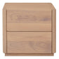 GATSBY WHITE CEDAR (MINDI WOOD) 2 DRAWER BEDSIDE TABLE NATURAL - MyChocolateWood