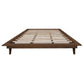 GATSBY WHITE CEDAR PLATFORM BED, QUEEN WALNUT - MyChocolateWood